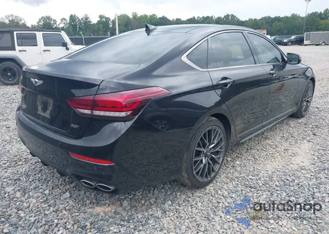 2018 Genesis G80 Sport z USA, uszkodzony, nr VIN KMHGN4JB6JU241543